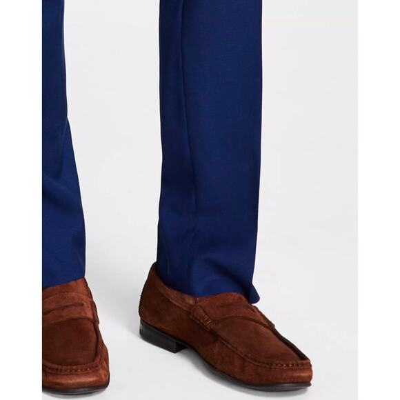 NWT Kenneth Cole Reaction Suit Pants, Blue, Men’s 29W x 32L - Picture 2 of 6